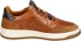 Pantofola d'Oro Sirmione Low Sneakers Leren Sneaker Heren Cognac - Thumbnail 3