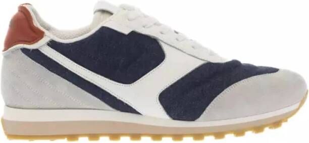 Pantofola D'Oro Premium Lace-Up Sneakers met Rubberen Zool Multicolor Heren
