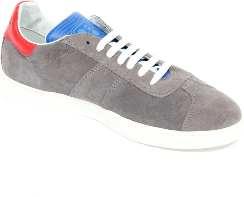 Pantofola d'Oro Grijze Suède Schoenen Limited Edition