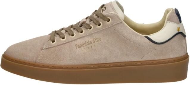 Pantofola d'Oro Elba Low Sneakers Leren Sneaker Heren Beige - Foto 4