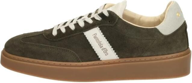 Pantofola D'Oro Groene Suède Lage Sneakers Green Heren - Foto 3