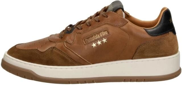 Pantofola d'Oro Sirmione Low Sneakers Leren Sneaker Heren Cognac - Foto 3