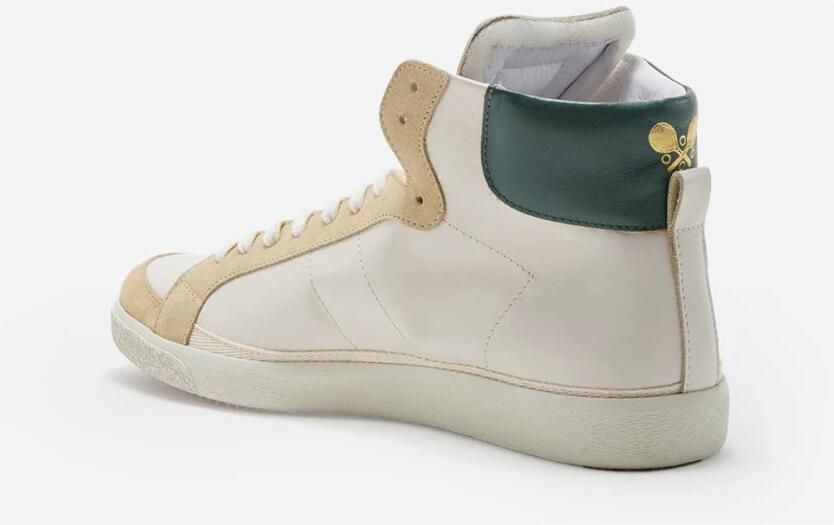 Pantofola d'Oro Witte High-Top Leren Sneakers