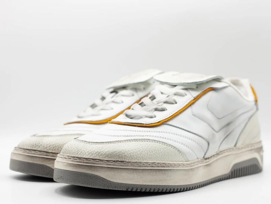 Pantofola d'Oro Witte Leren Sneakers voor Mannen