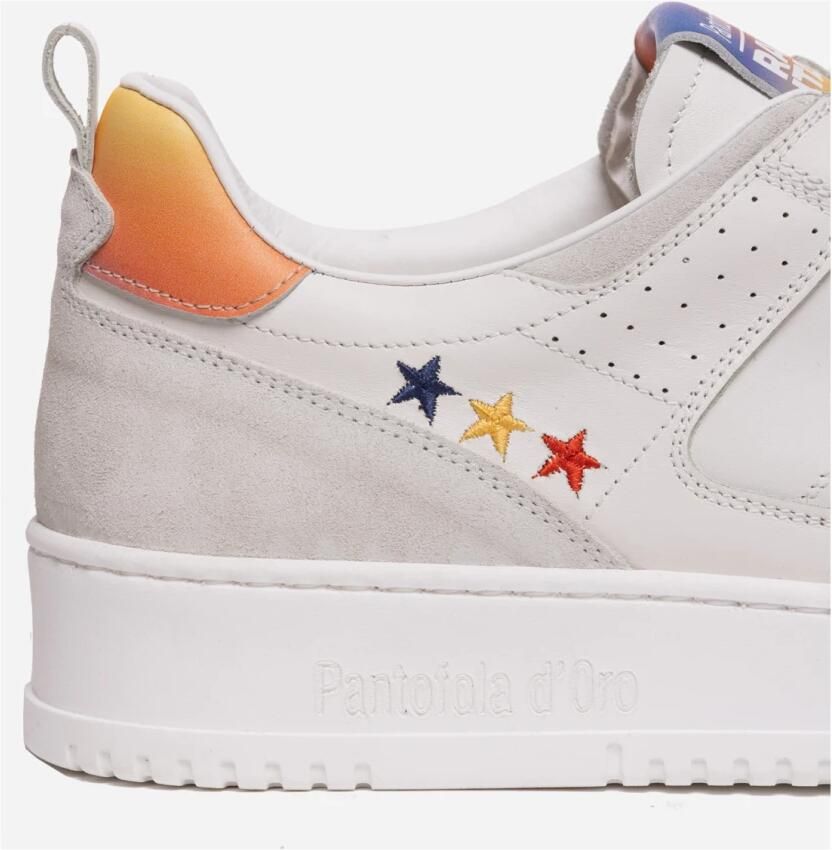 Pantofola d'Oro Witte Sneakers Italia Ottantadue Stijl