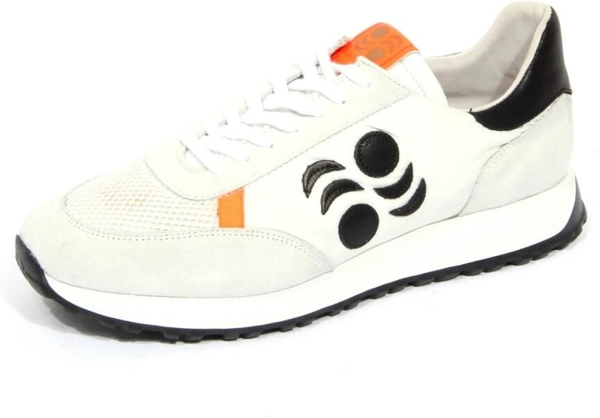 Pantofola d'Oro Witte Grijze Suède Stoffen Schoenen TRL10WK