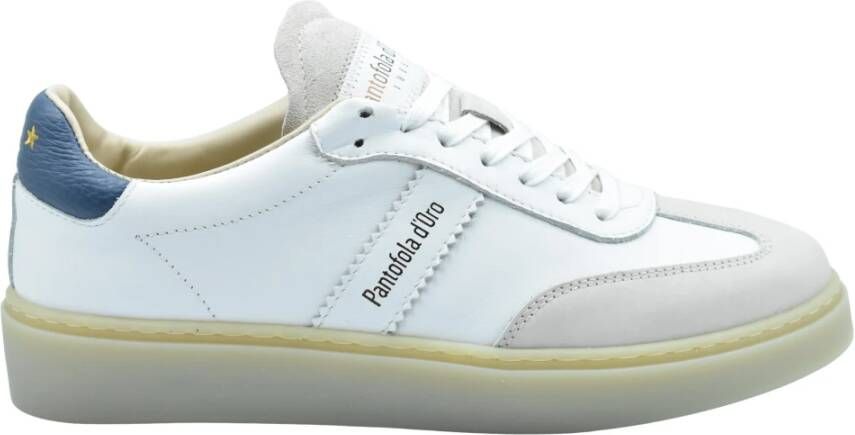 Pantofola d'Oro Stijlvolle Wit Blauw Ecru Schoenen