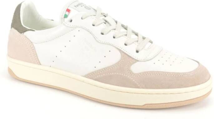 Pantofola D'Oro Wit + Beige Sneaker N. Beige Heren