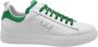 Pantofola D'Oro Wit Groen Leren Sneakers White Heren - Thumbnail 1