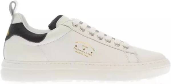 Pantofola D'Oro Witte Bovenkant Sneaker met Veters White Heren