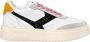 Pantofola d'Oro Witte leren sneakers met glitterdetails - Thumbnail 1