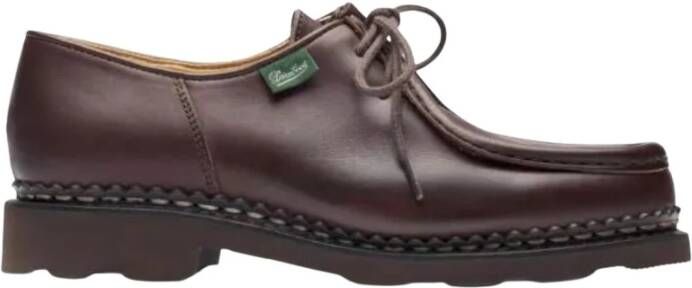 Paraboot Bruin Leren Derby Schoen