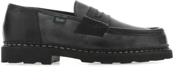 Paraboot Klassieke Zwarte Leren Loafers Black Heren