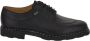 Paraboot Zwarte Leren Veterschoen met Zichtbare Stiksels Black Heren - Thumbnail 3