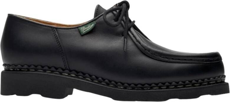 Paraboot Zwarte platte schoenen Black Dames