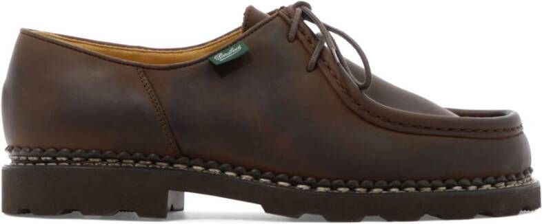 Paraboot Michael Leren Veterschoenen Brown Heren - Foto 3