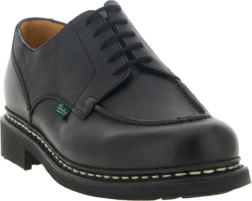 Paraboot Zwarte leren veterschoenen Black Heren - Foto 3