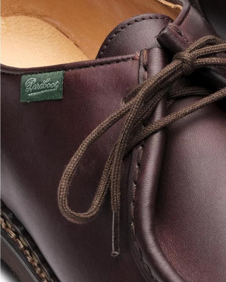 Paraboot Michael Koffiekleurig Leren Derby Brown Heren - Foto 2