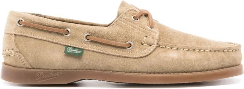 Paraboot Suede Blake Stitched Marine Loafers