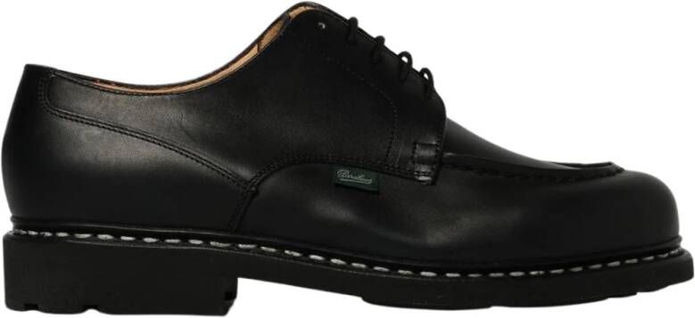 Paraboot Zwarte leren Derby schoenen