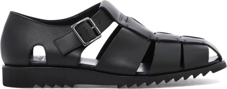 Paraboot Zwarte Leren Sandalen voor Mannen