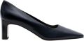 Parallele Navy Leren Pump Alvin Blue Dames - Blauw