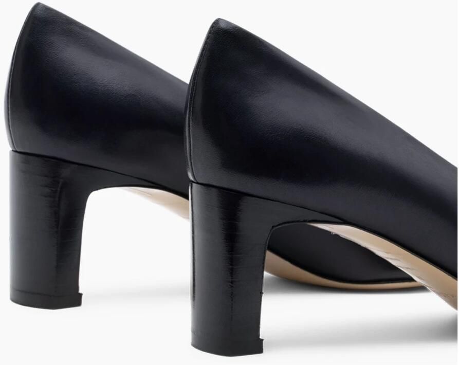 Parallele Navy Leren Pump Alvin Blue Dames - Foto 3