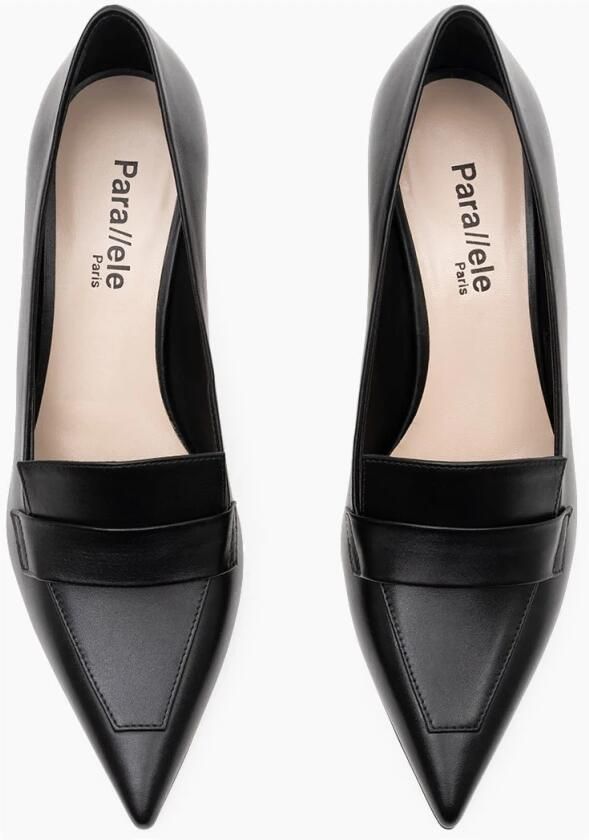Parallele Mocassin en Veau Lisse Noir - Foto 4