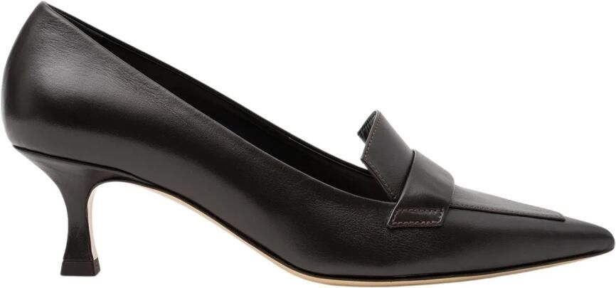 Parallele Moderne Klassieke Mocassin Espresso Brown Dames - Foto 6