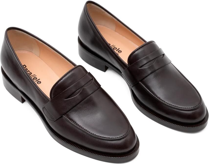 Parallele Mocassin van kalfsleer - Foto 4