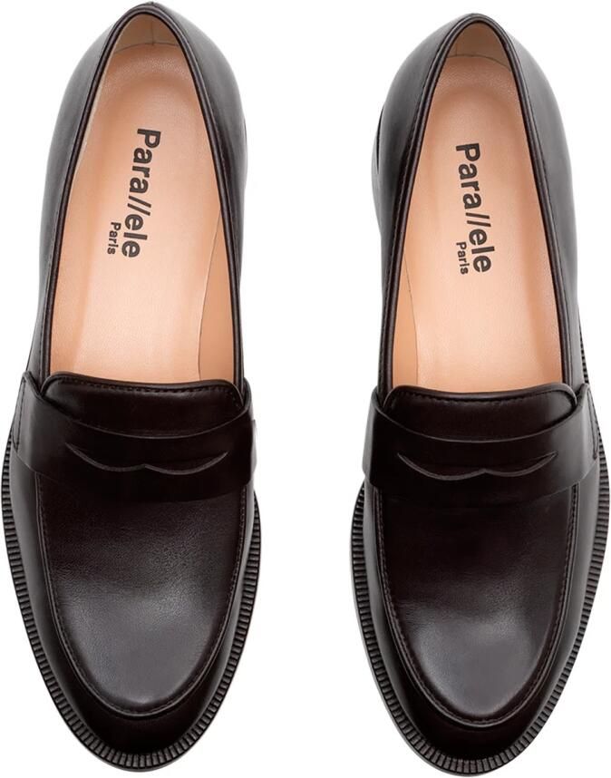 Parallele Mocassin van kalfsleer - Foto 3