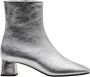 Parallele Zilveren Leren Slingback Hakken Gray Dames - Thumbnail 1