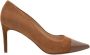 Parallele Brandy Suède Pump Anna Brown Dames - Thumbnail 5