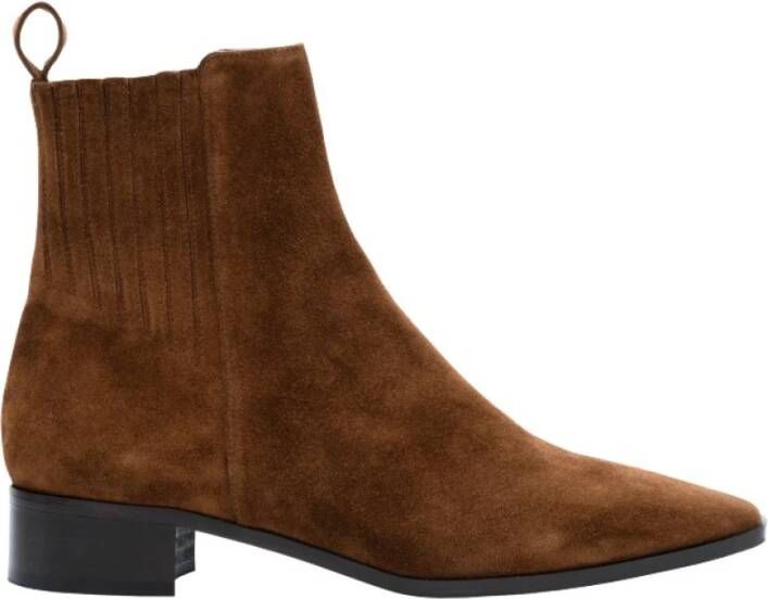 Parallele Chelsea Boot in Cognac Suède Brown Dames