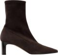 Parallele Stretch Espresso Geiten Suède Enkellaarsjes Edna Brown Dames - Bruin