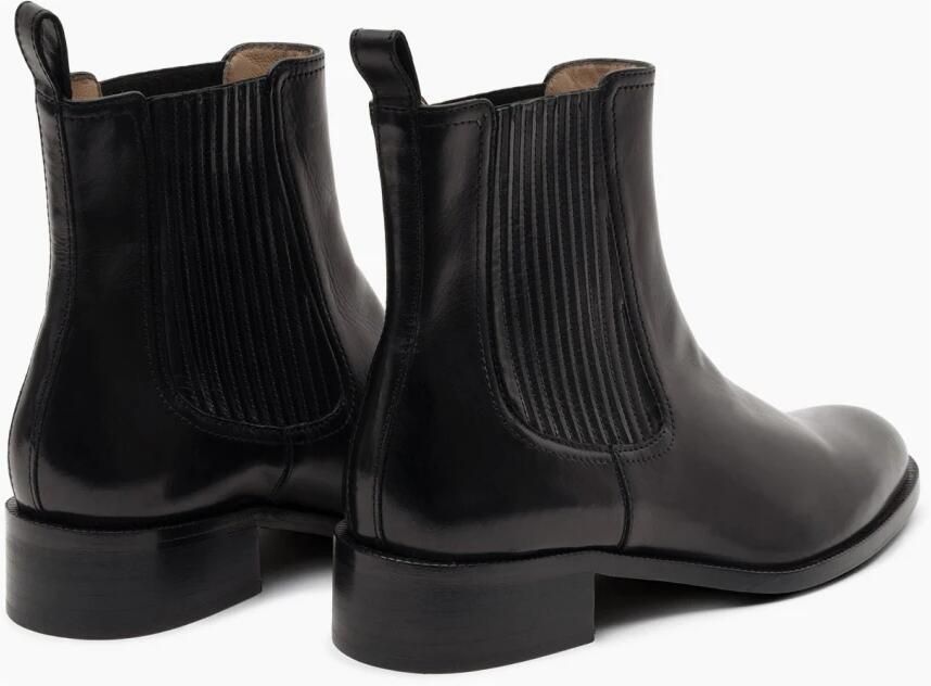 Parallele Zwarte Chelsea-laars in glad kalfsleer Black Dames - Foto 3