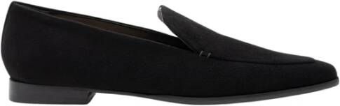 Parallele Zwarte Suède Mocassin Douglas Black Dames
