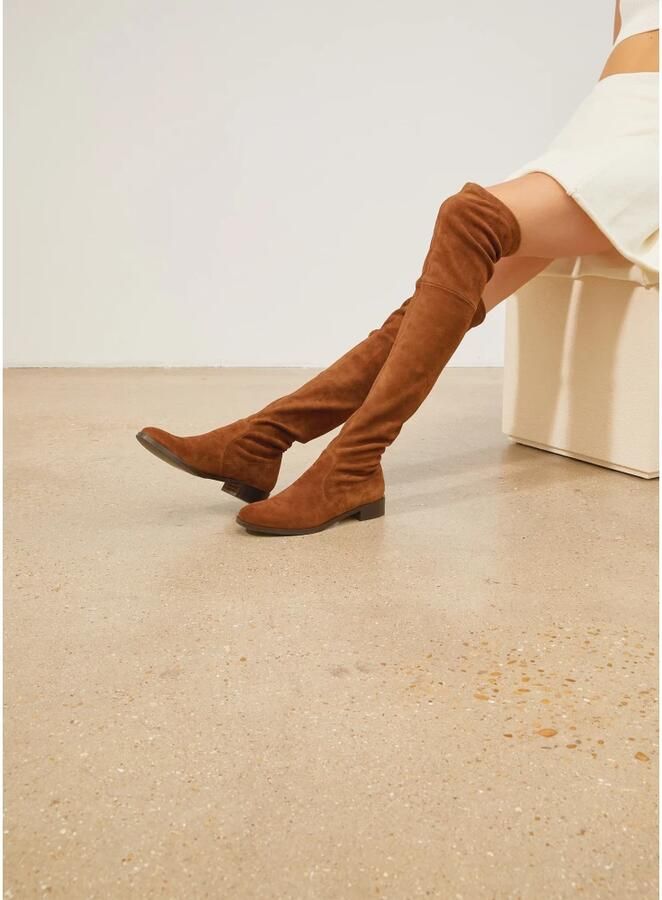 Parallele Over-knee laarzen