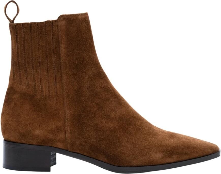 Parallele Chelsea Boot in Cognac Suède Brown Dames