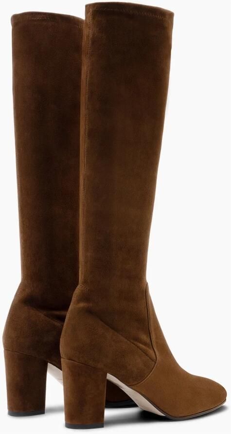 Parallele Stretch Suède Laars Cognac Brown Dames - Foto 4