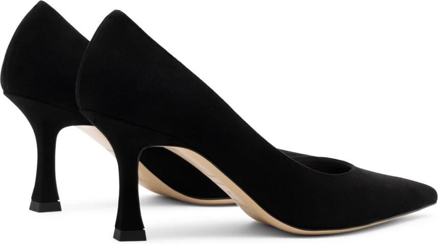 Parallele Zwarte Suède Pump Rozo Black Dames - Foto 7