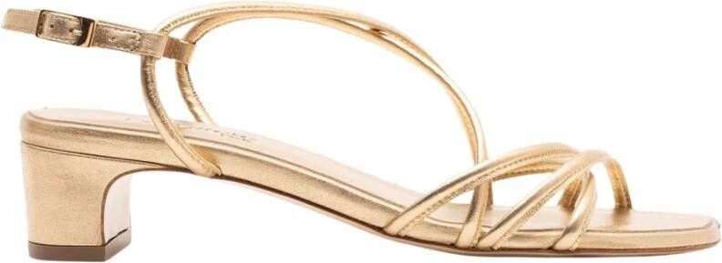 Parallele Sandalen met hoge hak