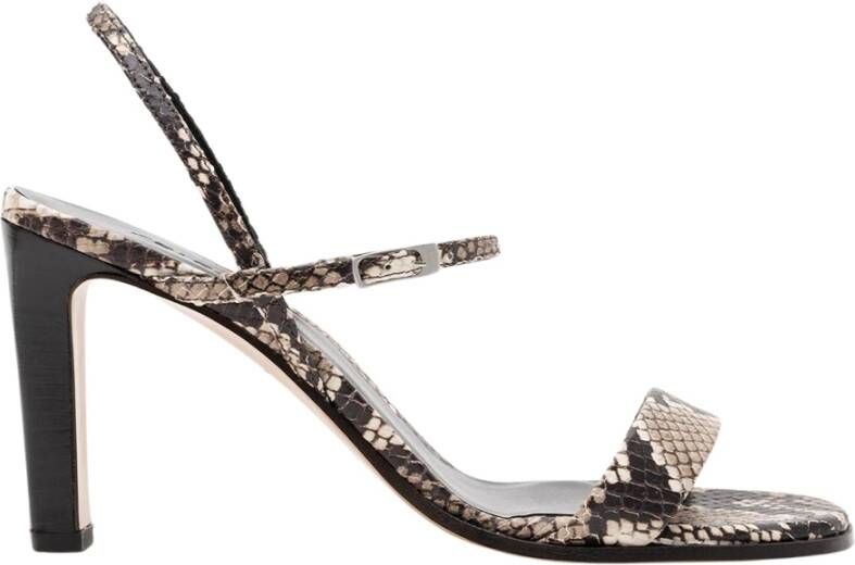 Parallele Sandalen met Hoge Hakken