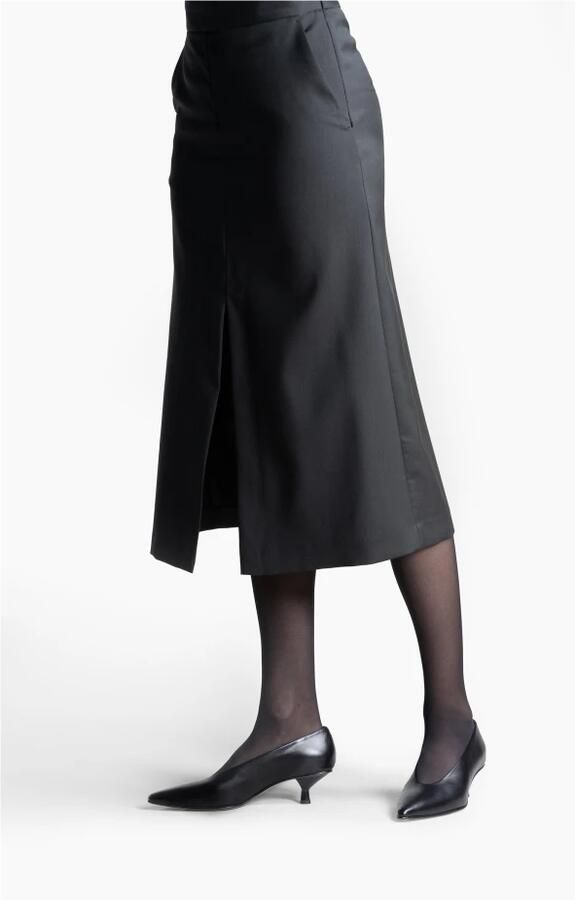 Parallele Zwarte Nappa Leren Pump Selma Black Dames - Foto 3