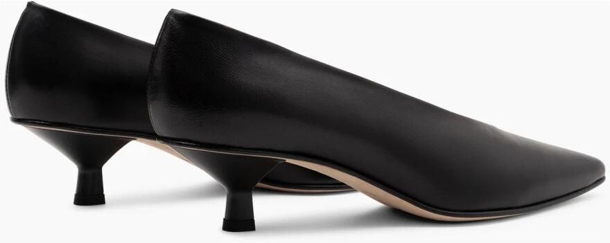 Parallele Zwarte Nappa Leren Pump Selma Black Dames - Foto 5