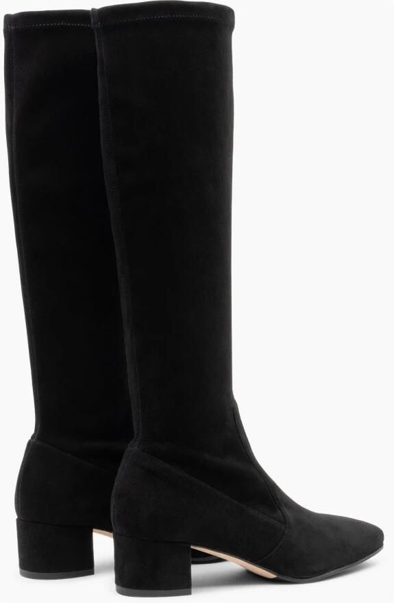 Parallele Stretch Suède Zwarte Laars Black Dames - Foto 3