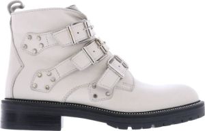 Paris Punk Biker -studs met riem Wit Dames