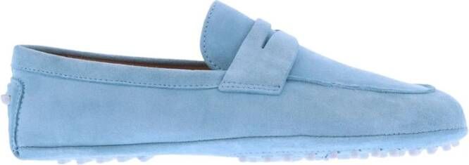 Paris Punk Blauwe Loafer Schoenen voor Dames