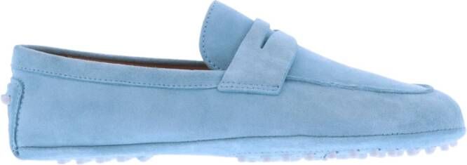 Paris Punk Blauwe Loafer Schoenen voor Dames Blue Dames