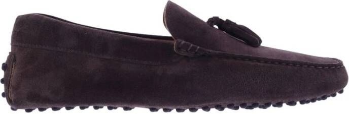 Paris Punk Bruine Loafer Schoenen voor Heren